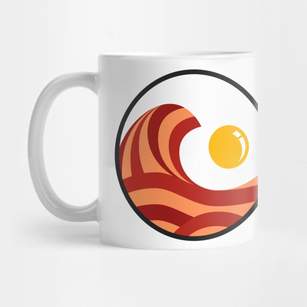 The Great Wave of Breakfast by Sachpica